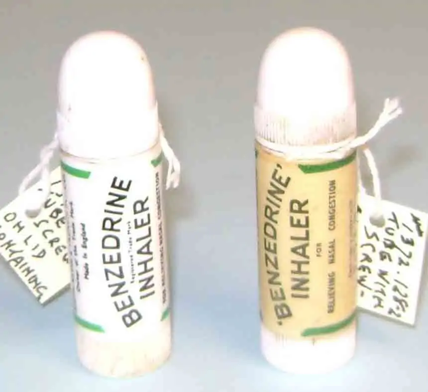 Two tubes of Benzedrine.